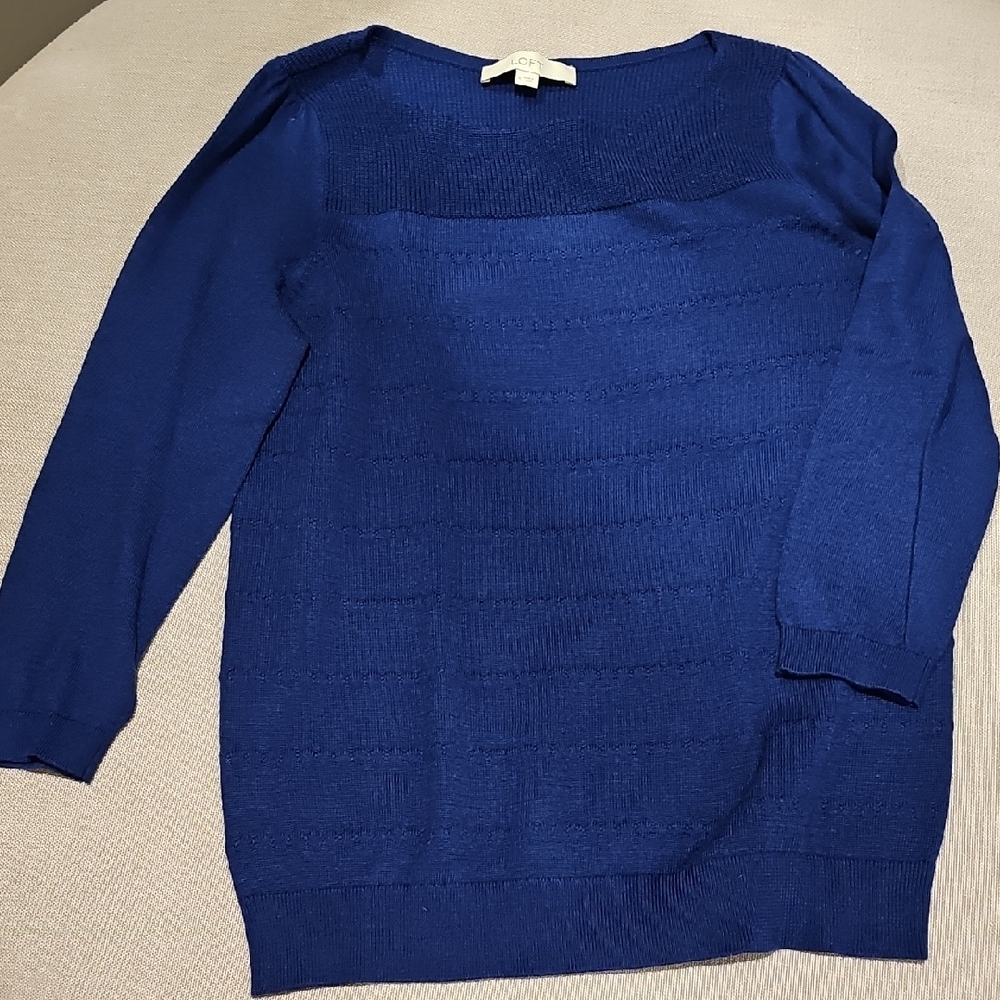 LOFT Royal Blue Crew Neck Sweater